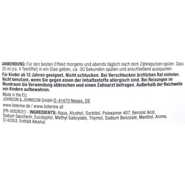 Apa de gura Listerine Cool Mint Extra Frisch 1L(a)