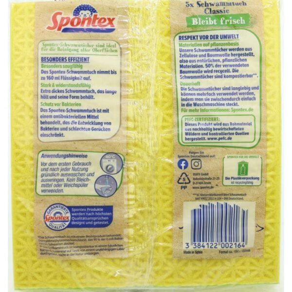 Lavete umede Spontex 5 bucati