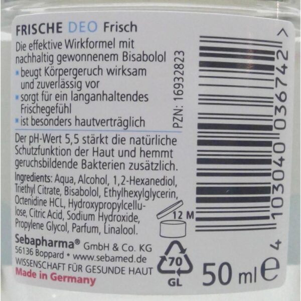 Deo roll-on Sebamed Frische 50ml(a)
