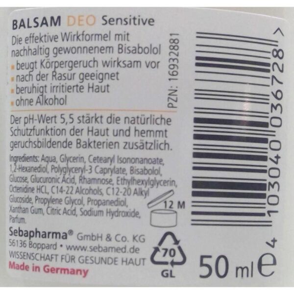 Deo roll-on Sebamed sensitive 50ml(a)