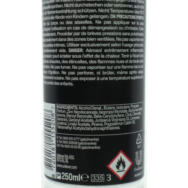 Deodorant Axe Black XXL men 250ml(a)
