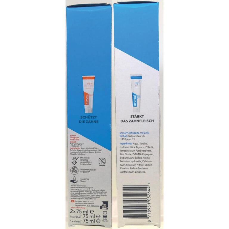 Set pasta de dinti Elmex + Aronal 75ml - imagine 2