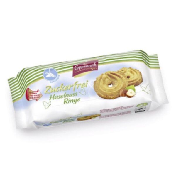 Biscuiti unele cu alune fara zahar 200g
