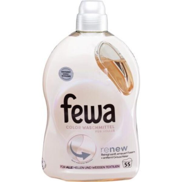 Detergent Fewa rufe albe si colorate deschise 55 spalari