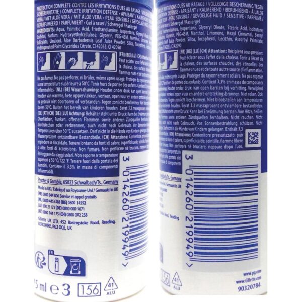 Gel de ras Gillette Series Sensitive 75ml(a)