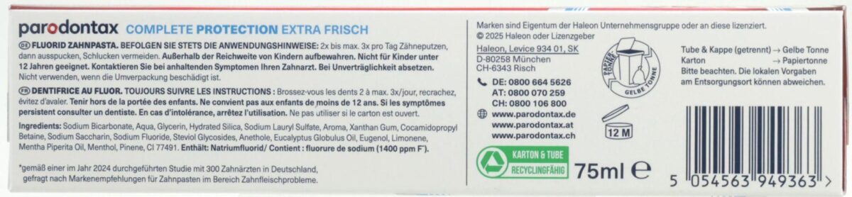 Pasta de dinti Parodontax Complete Protection 75ml(a)