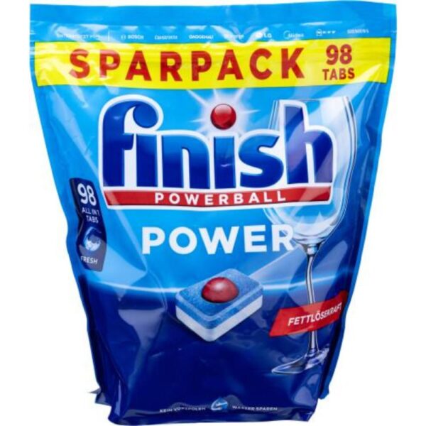 Tablete Finish All-in-1 Powerball 98buc