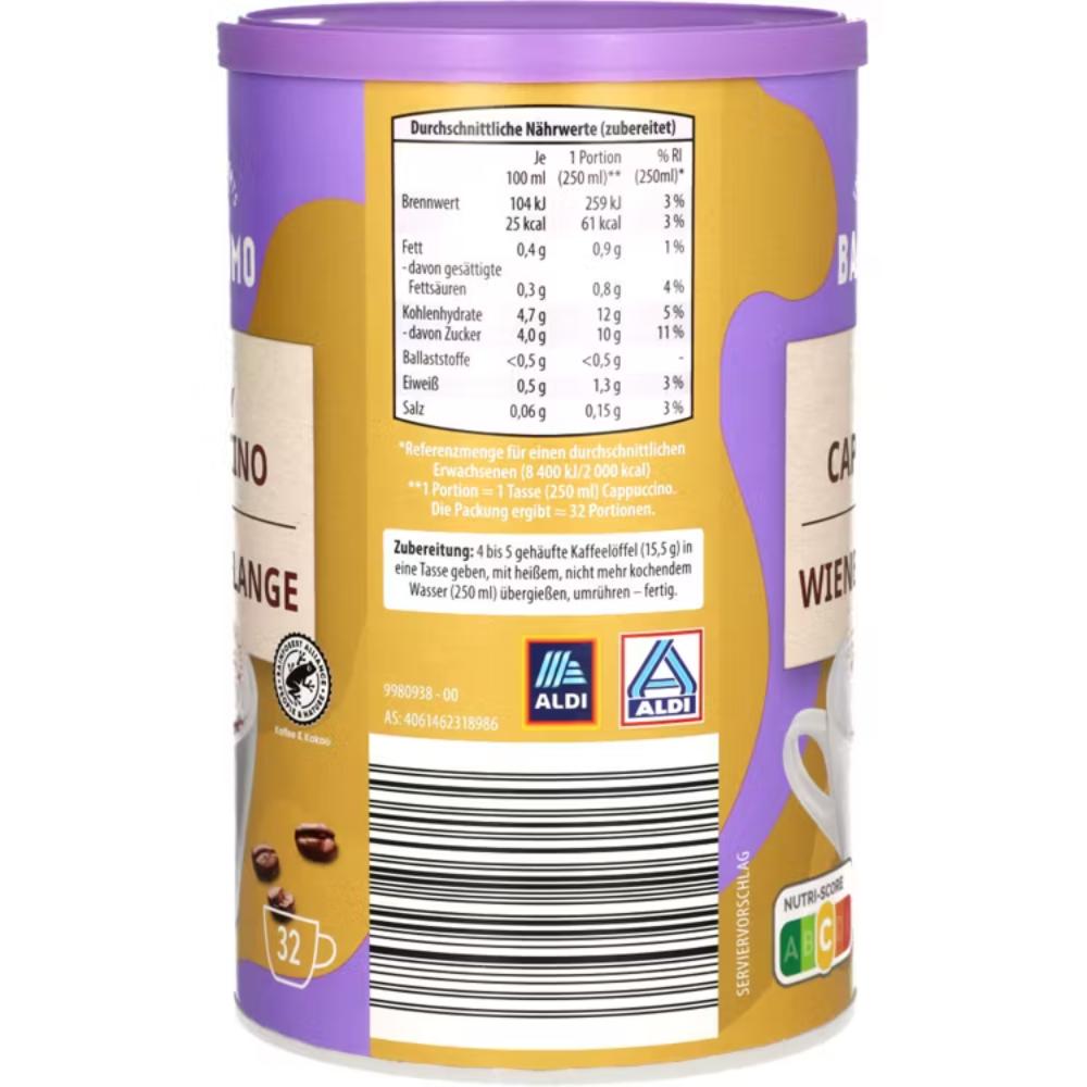 Cappuccino Barissimo Wiener Melange 500g(a) Cappuccino Barissimo Wiener Melange 500g - imagine 2