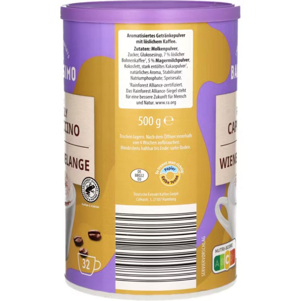Cappuccino Barissimo Wiener Melange 500g(b) Cappuccino Barissimo Wiener Melange 500g - imagine 3