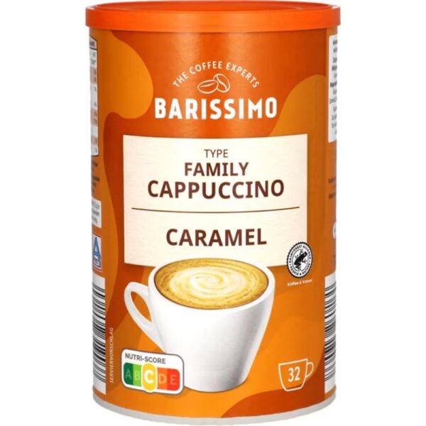 Cappuccino Barissimo cu gust de caramel 500g