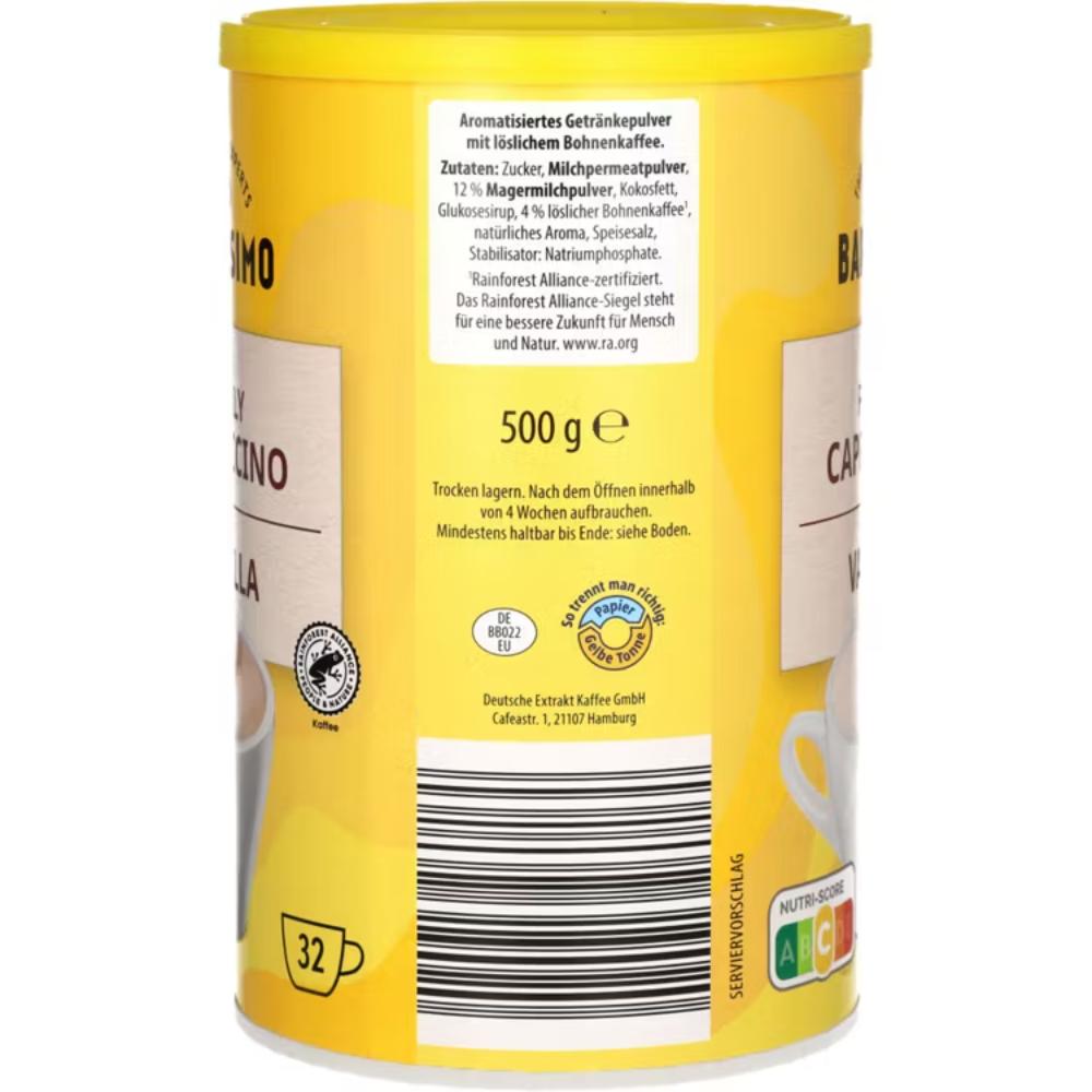 Cappuccino Barissimo cu gust de vanilie 500g(a) Cappuccino Barissimo cu gust de vanilie 500g - imagine 2