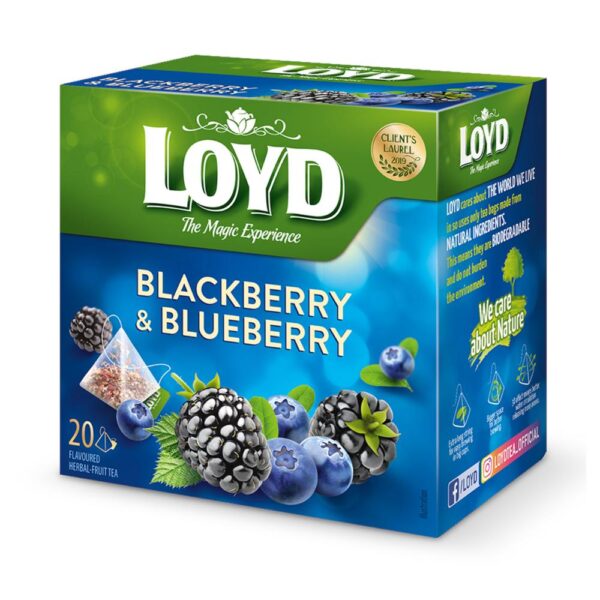 Ceai Loyd Mure si Coacaze 20x2g