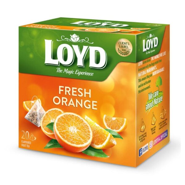 Ceai Loyd Refreshing Orange 20x2g