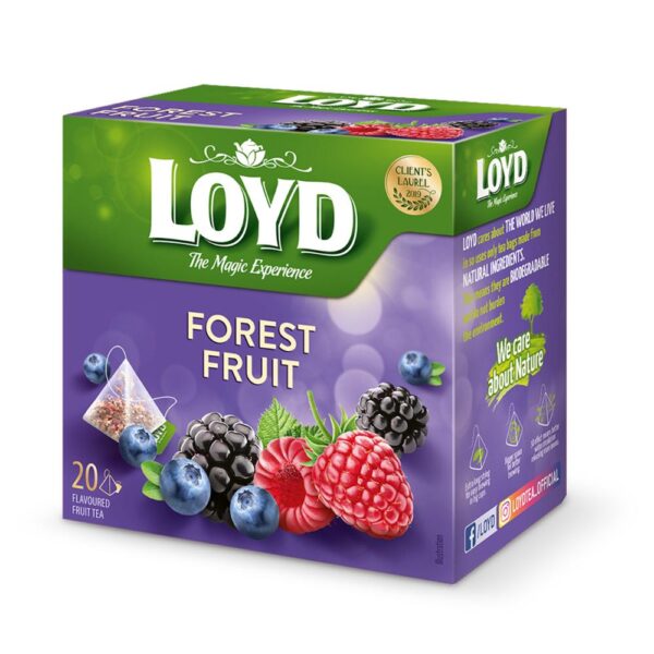 Ceai Loyd fructe de padure 20x2g