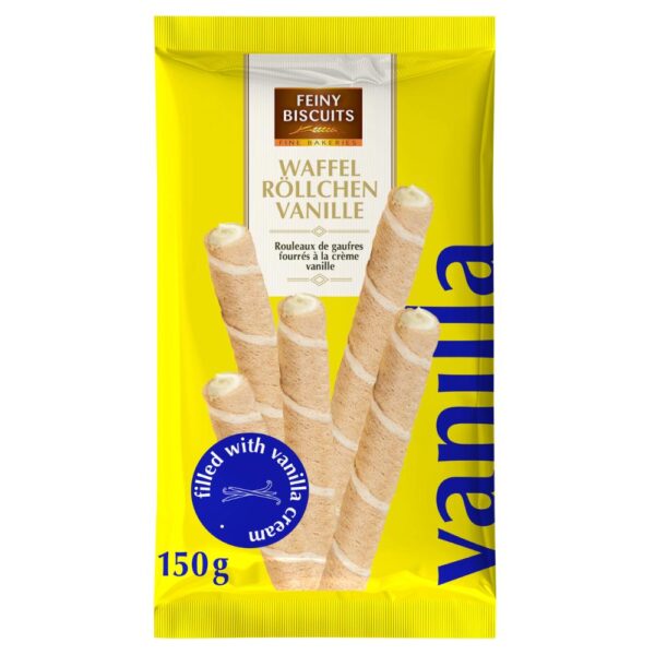 Rulouri de napolitane vanilie 150g