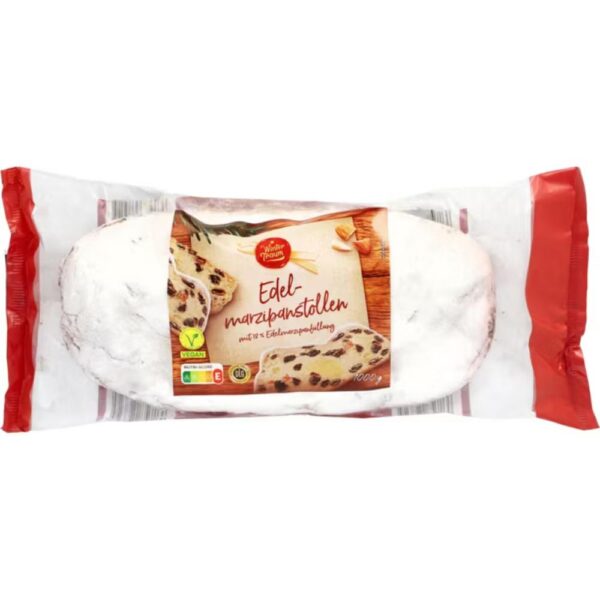 Winter Traum Edel Marzipan Stollen 1Kg