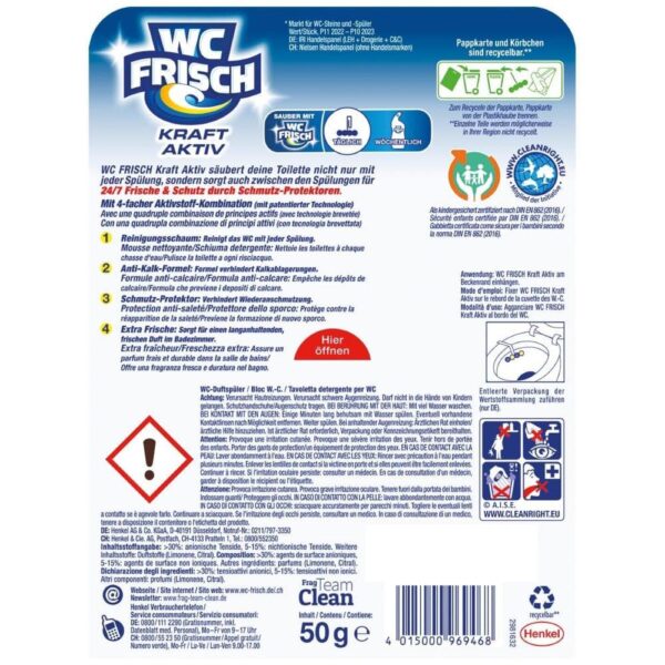 Bilute WC FRISCH Lemon 50g(a)