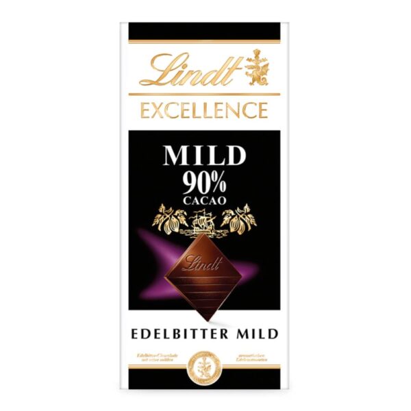 Ciocolata Lindt Excellence Mild 90% cacao 100g