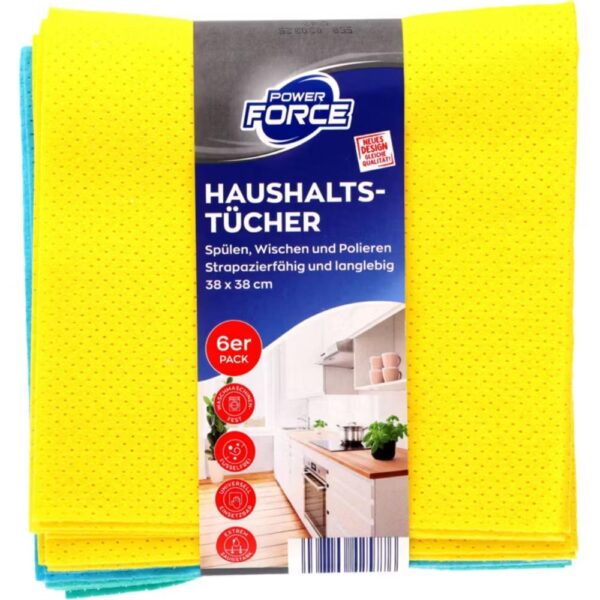 Set lavete uscate Power Force 6 bucati