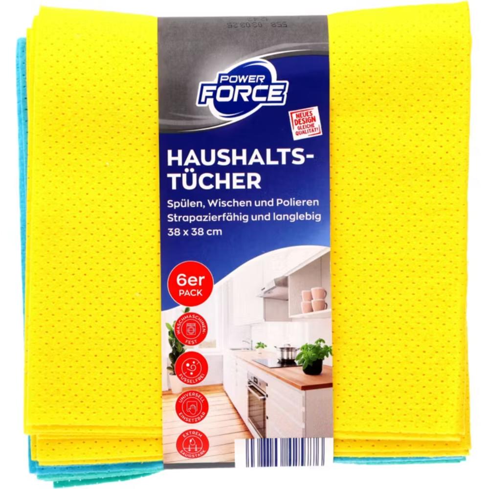 Set lavete uscate Power Force 6 bucati
