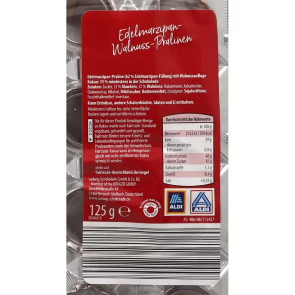 Winter Traum Walnuss Pralinen 125g(a)