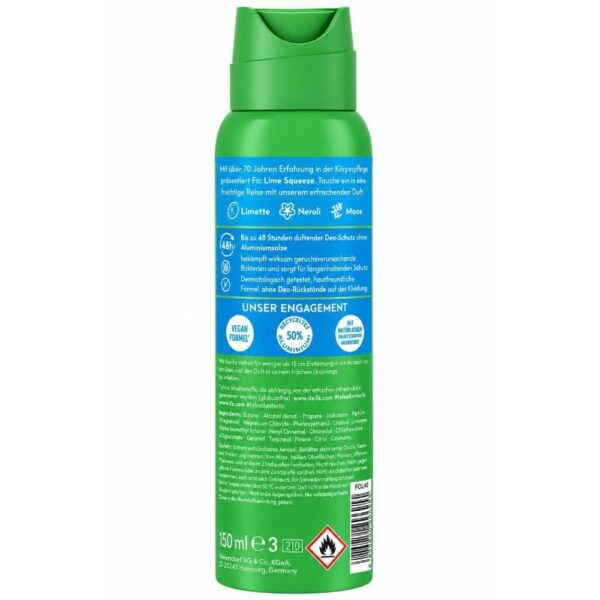 Deodorant FA Lime Squeeze 150ml