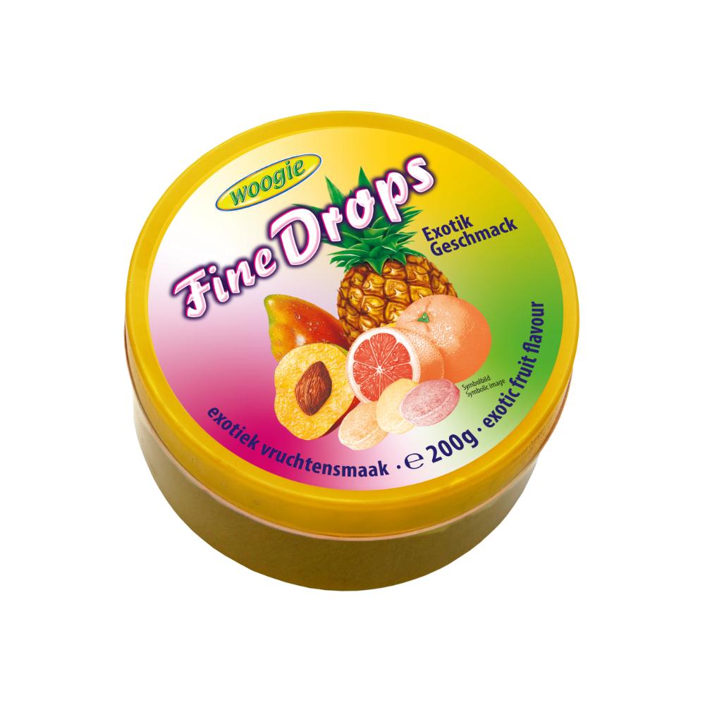Dropsuri Woogie cu gust de fructe exotice 200g