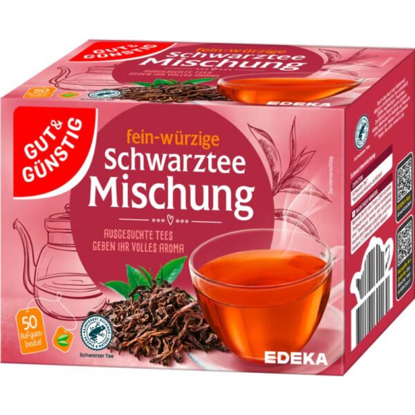 Gut&Gunstig ceai negru 50 plicuri