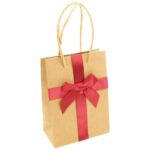 Punga cadou funda rosie 16x11.5cm