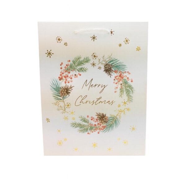 Punga cadou glob si coronita 18x23cm(a)