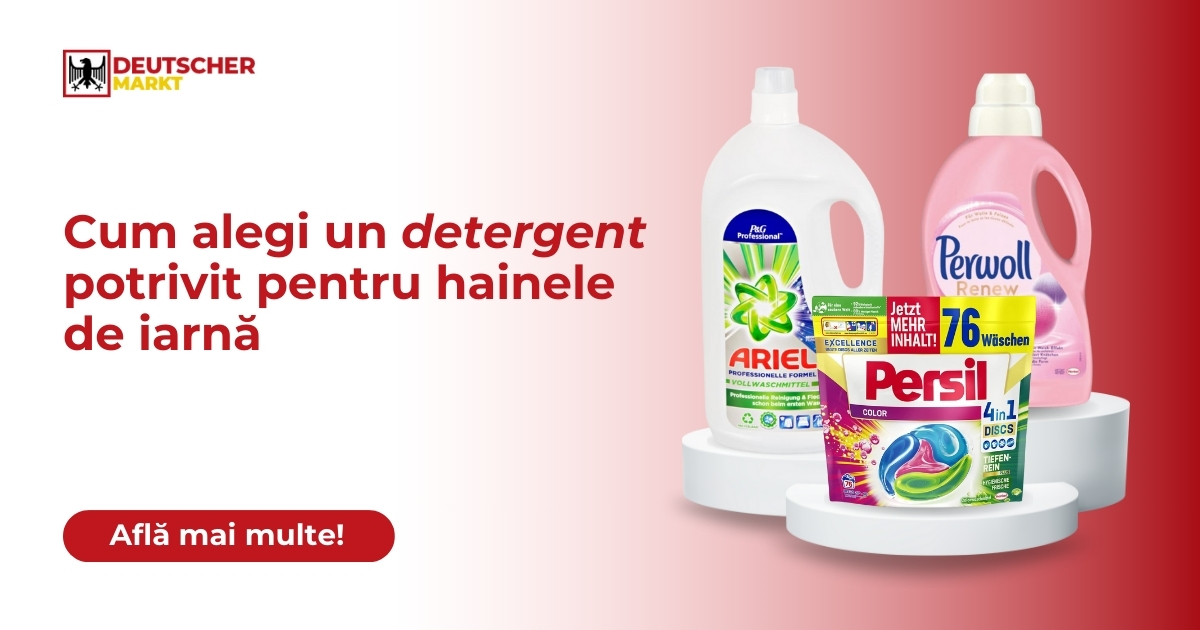 Cum alegi un detergent potrivit pentru hainele de iarnă