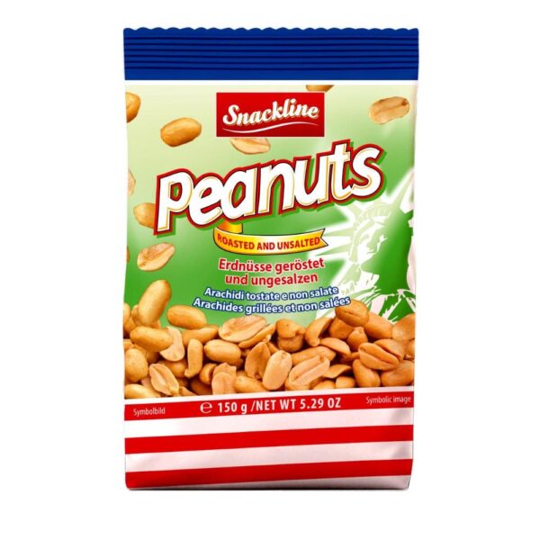 Arahide prajite si nesarate Snackline 150g