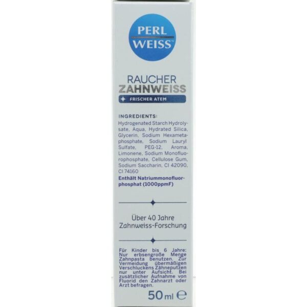 Gel pentru dinti Perlweiss Raucher 50ml(a)
