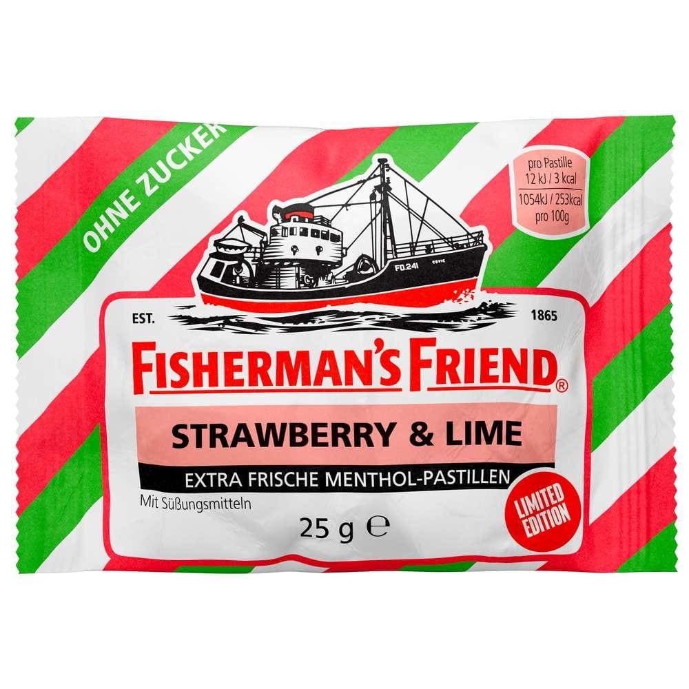 Fisherman’s Friend capsuni si lime fara zahar 25g