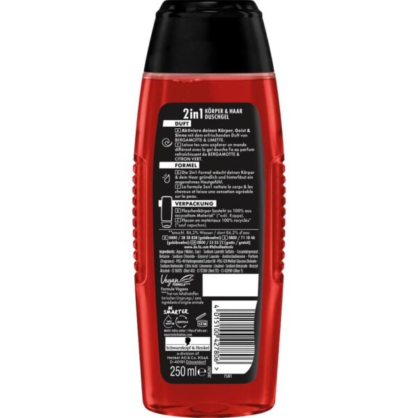 Gel de dus FA Men Attraction Force 250ml(a)