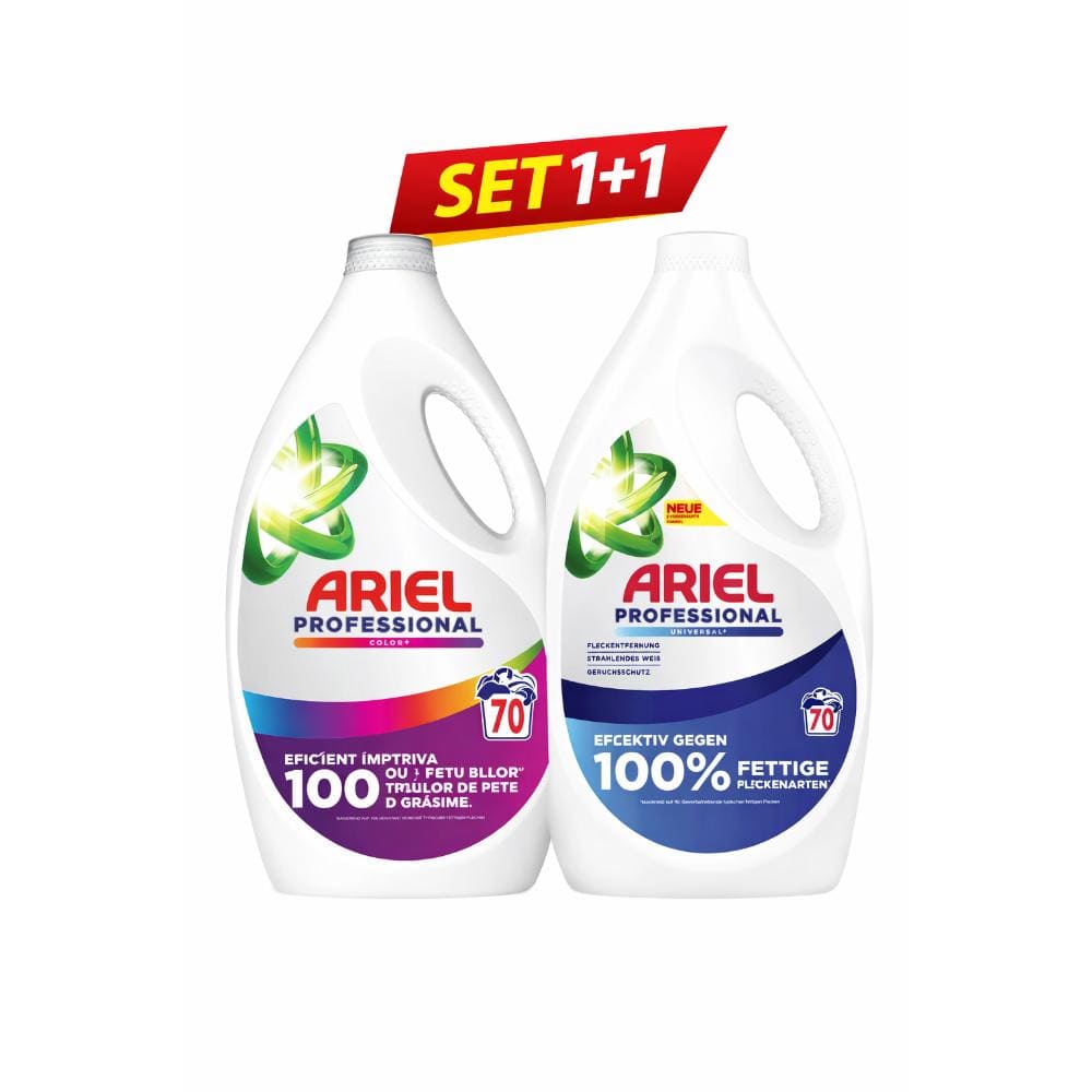 Set Ariel Profesional gel universal + color