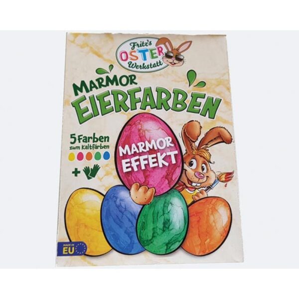 Vopsea oua 5 culori marmorat 25ml
