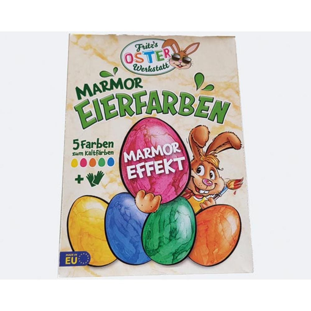 Vopsea oua 5 culori marmorat 25ml