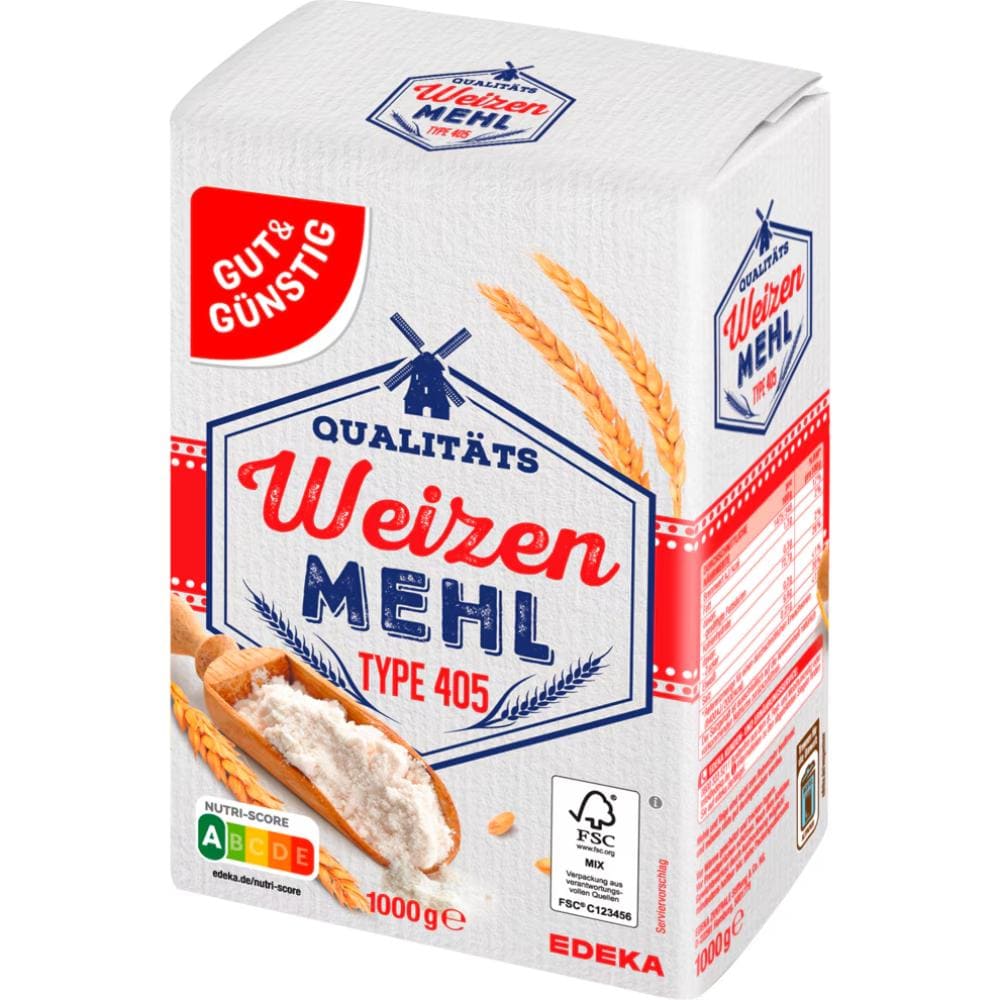 Faina de grau Edeka Type 405 1Kg