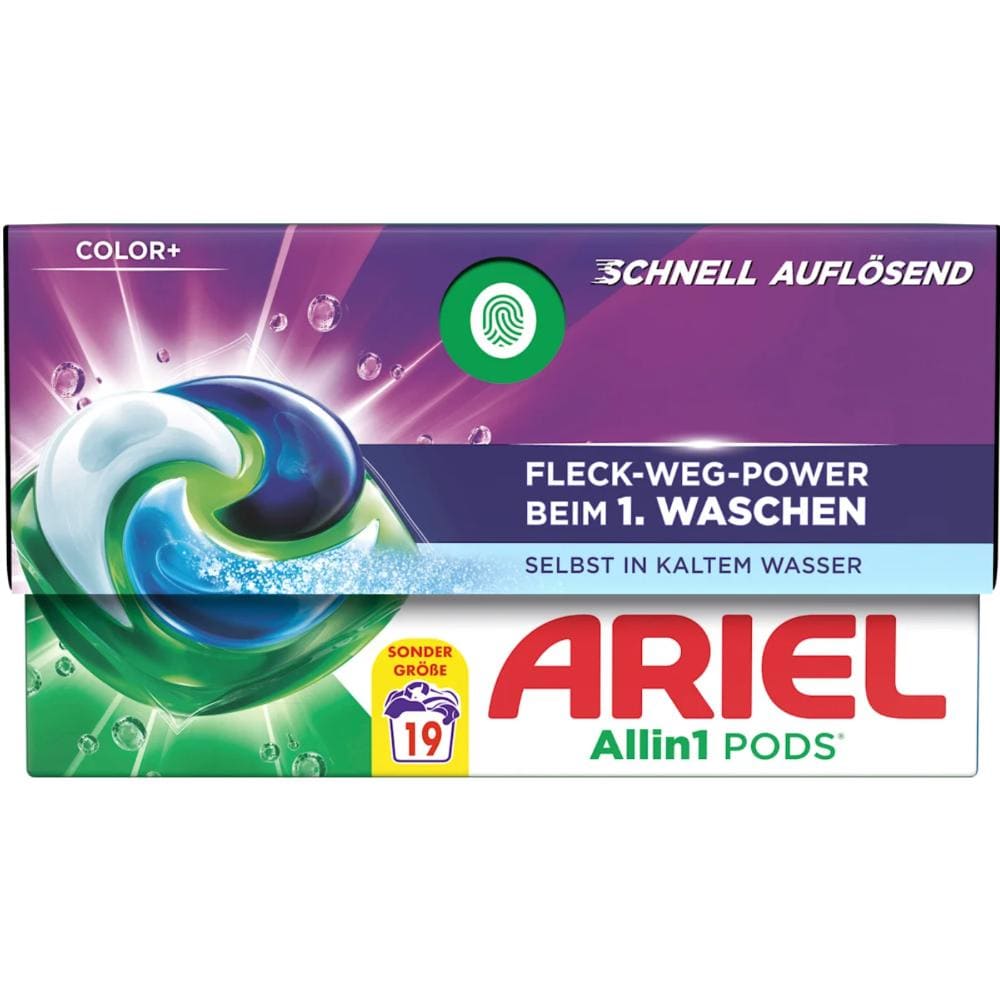 Ariel All-in-one pods color 19 spalari