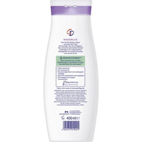 CD lotiune de corp nufar 400ml(a)