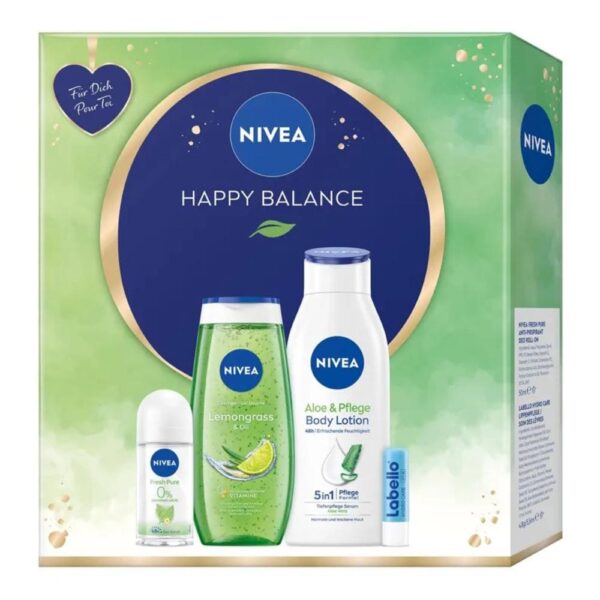 Set cadou Nivea Happy Balance 4buc