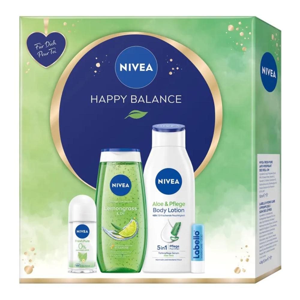 Set cadou Nivea Happy Balance 4buc