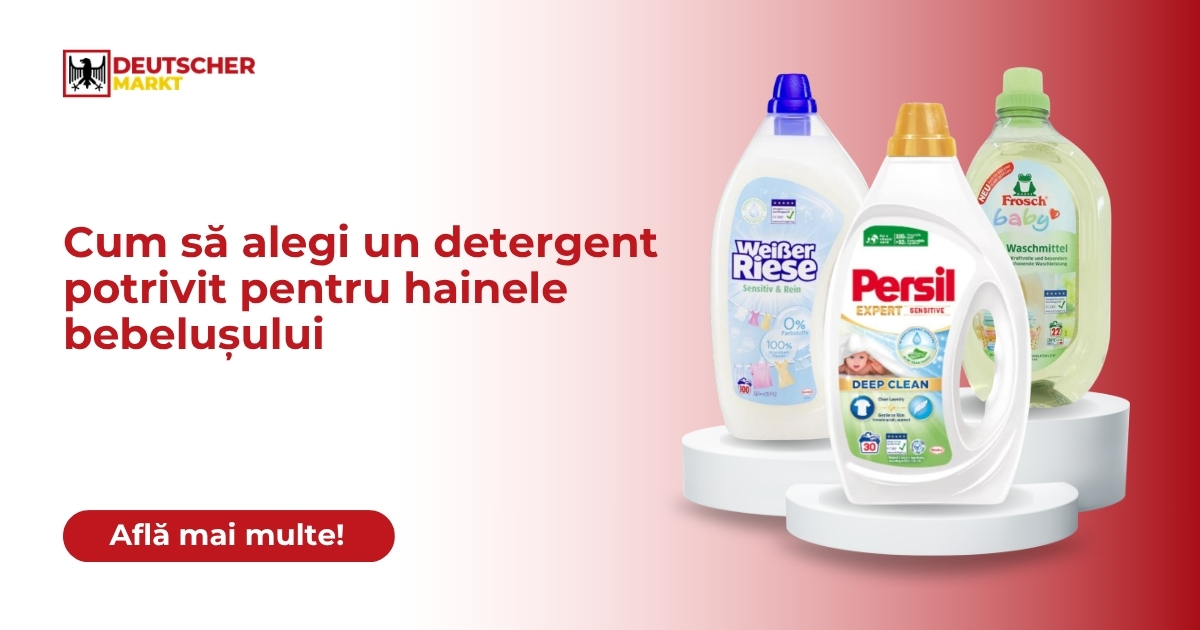 Cum să alegi un detergent potrivit pentru hainele bebelușului