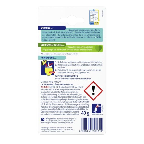 Dr. Beckmann odorizant frigider 40g