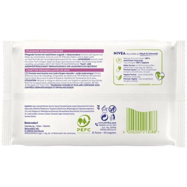 Nivea servetele demachiante 25buc(a)
