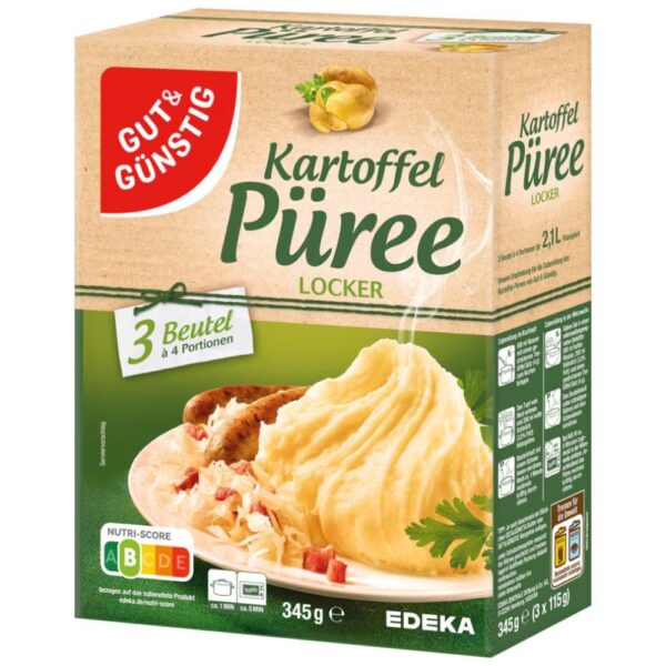 Piure de cartofi Edeka 345g