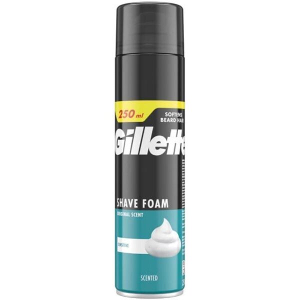 Spuma de ras Gillette Sensitive 250ml
