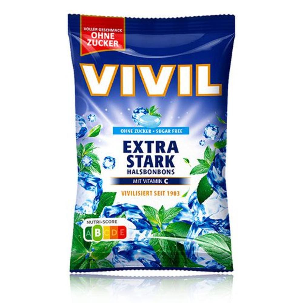 Vivil extra stark bomboane fara zahar 120g