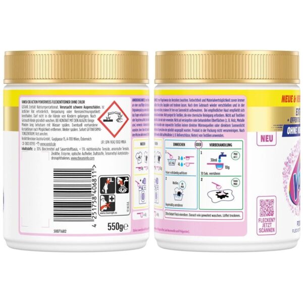 Vanish Oxi Action Powerweiss 550g